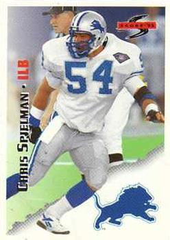 Chris Spielman Detroit Lions 1995 Score NFL #129